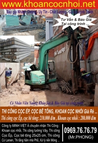 công ty khoan cọc nhồi_Thi công Cọc Khoan Nhồi giá rẻ ... giá 250.000 đ/m